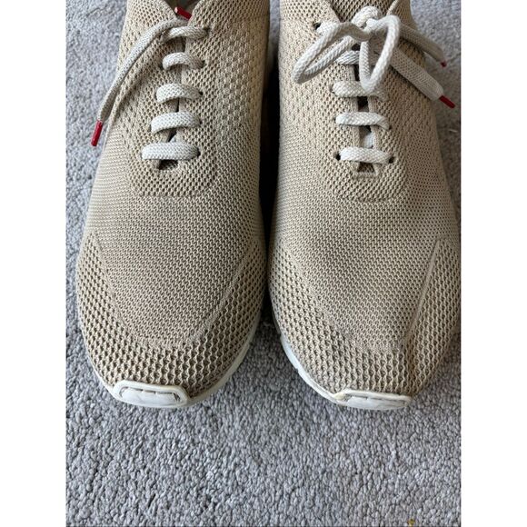 Kiton Men’s FITS - SNEAKERS knit COTTON, beige, Sz 11, $995 - Picture 7 of 12